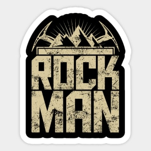 rock climbing mountain accessories for men and kids Sticker